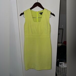 Ann Taylor Vibrant Yellow Mini Dress